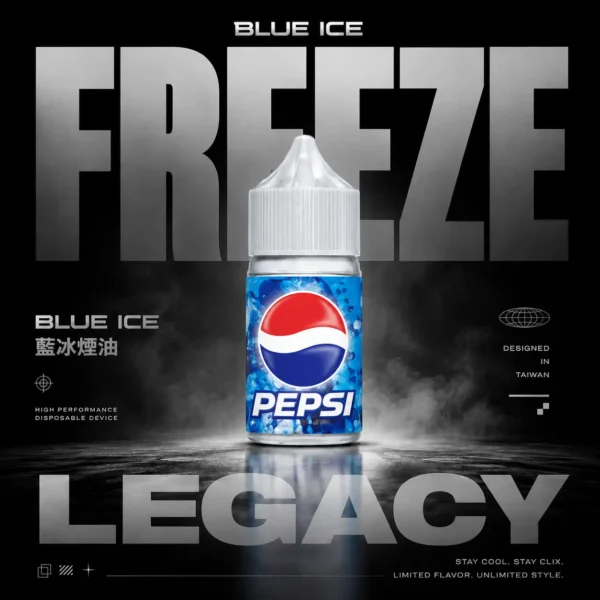 Blue Ice 藍冰系列 丁鹽煙油｜主打極致激爽冰系體驗與40mg高滿足感｜適合偏好純淨冰爽吸感與注油式小煙的玩家