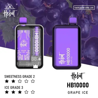 Hebat喜貝拋棄式一次性10000口-5.webp Hebat喜貝10000拋棄式電子煙|智能晶片控溫維持低負擔感順暢進氣|適合不喜歡繁瑣注油換彈的新手
