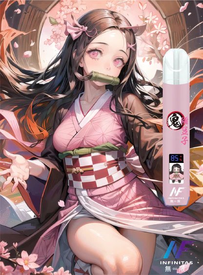 INF鬼滅之刃聯名款一代-主機-2.jpg INF無限鬼滅之刃聯名限量一代機|優化進氣打造棉柔飽滿霧感|偏好限量與高顏值玩家首選