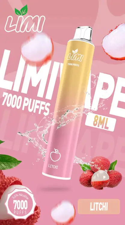 LIMI拋棄式一次性7000口-5.webp LIMI 7000口拋棄式電子煙|主打極致冰爽層次與強勁擊喉感|適合偏好強烈擊喉體感與沁涼風味的玩家