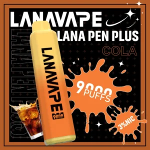 LANA PEN PLUS 9000口拋棄式電子煙｜主打長效續航與細膩霧感體驗｜適合追求便利與穩定口感的玩家