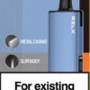 RELX悅刻x-box-16000口拋棄式電子煙 RELX 悅刻 X-BOX 16000口專用換彈拋棄式電子煙套裝|雙段功率調節與Mesh網芯霧化體驗|適合追求彈性使用與穩定口感的玩家