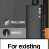 RELX悅刻x-box-16000口拋棄式電子煙-黑色主機 RELX 悅刻 X-BOX 16000口專用換彈拋棄式電子煙套裝|雙段功率調節與Mesh網芯霧化體驗|適合追求彈性使用與穩定口感的玩家