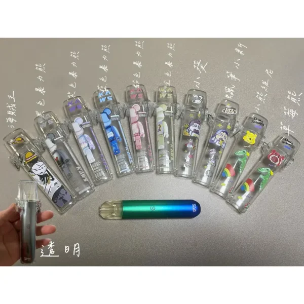 sp2s-case-cover 一代通用主機保護套|卡通貼圖透明外觀|適合一代通用主機日常防護與個性搭配
